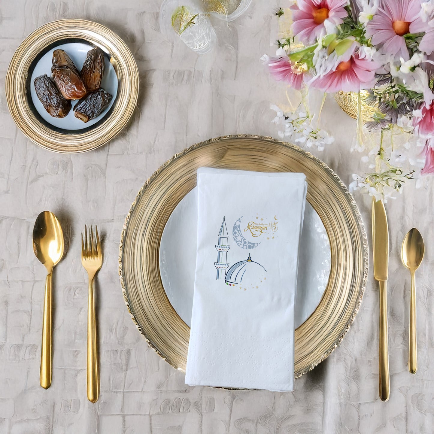 Ramazan Özel Baskılı Peçeteler – İftar ve Sahur Sofralarınız İçin Şık ve Hijyenik