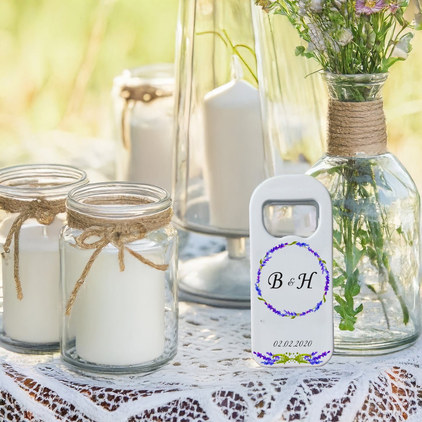 Lavanta Tasarımlı – Kişiye Özel Plastik Açacak Magnet