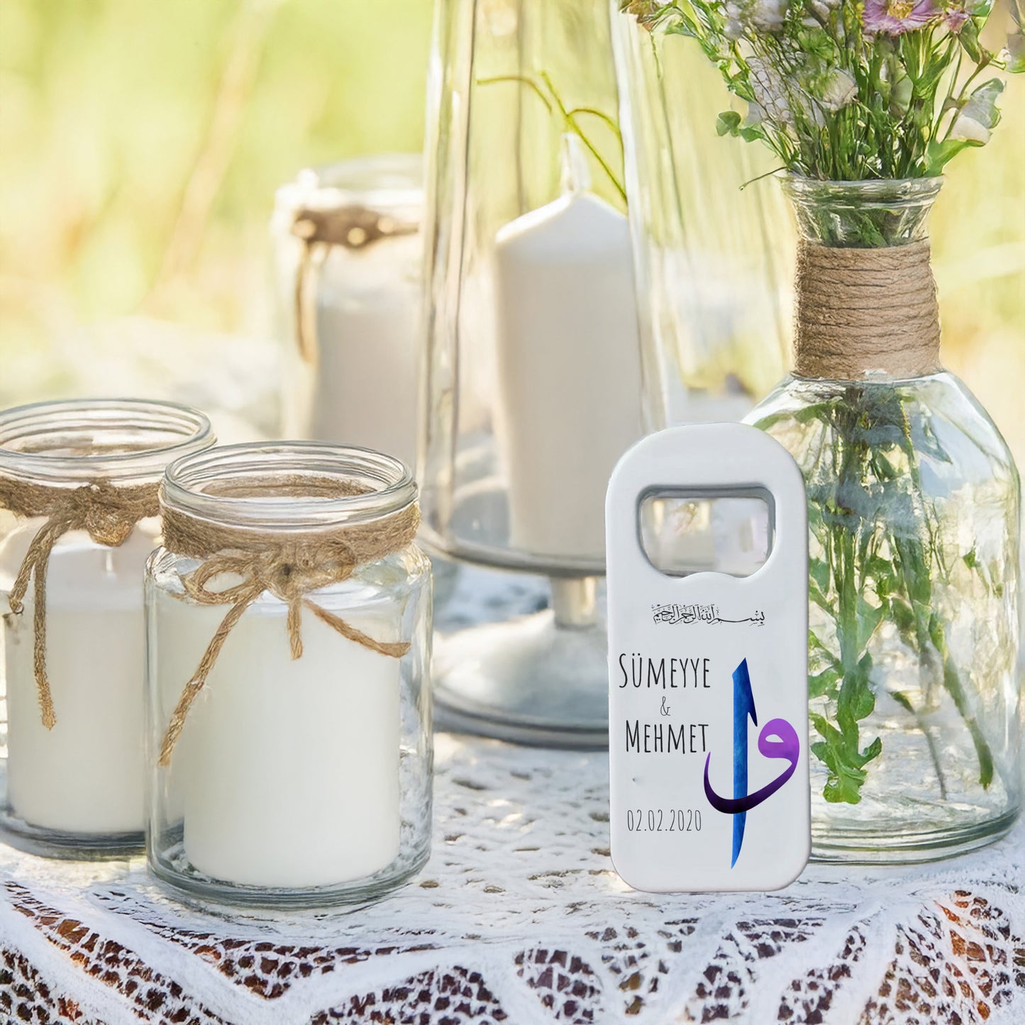 Vav Harfli Tasarımlı – Kişiye Özel Plastik Açacak Magnet