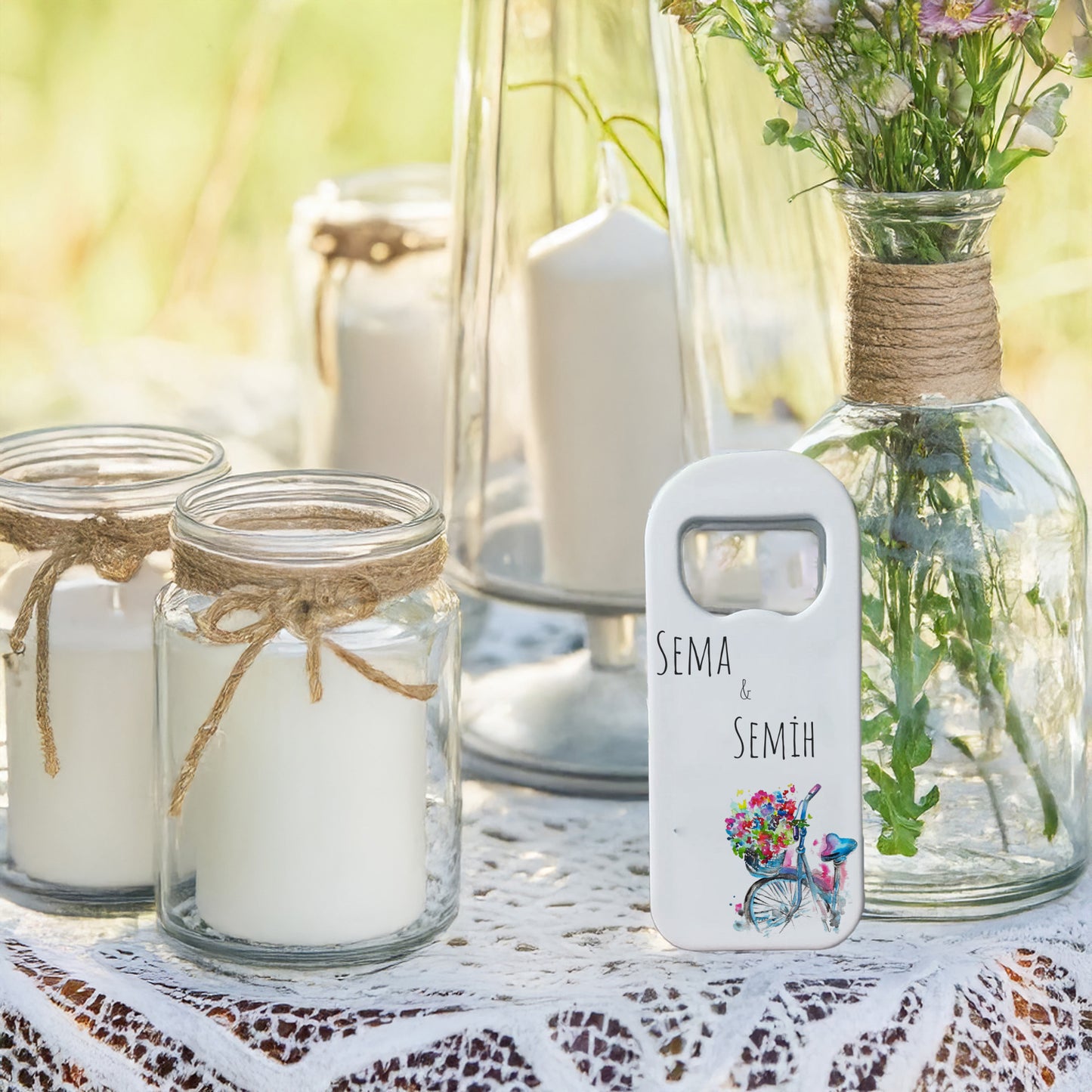 Bisiklet Tasarımlı – Kişiye Özel Plastik Açacak Magnet