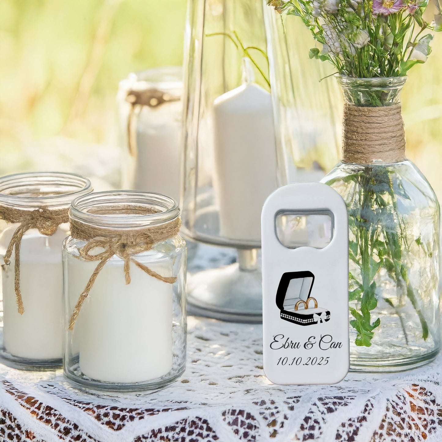 Yüzük Kutusu Tasarımlı – Kişiye Özel Plastik Açacak Magnet