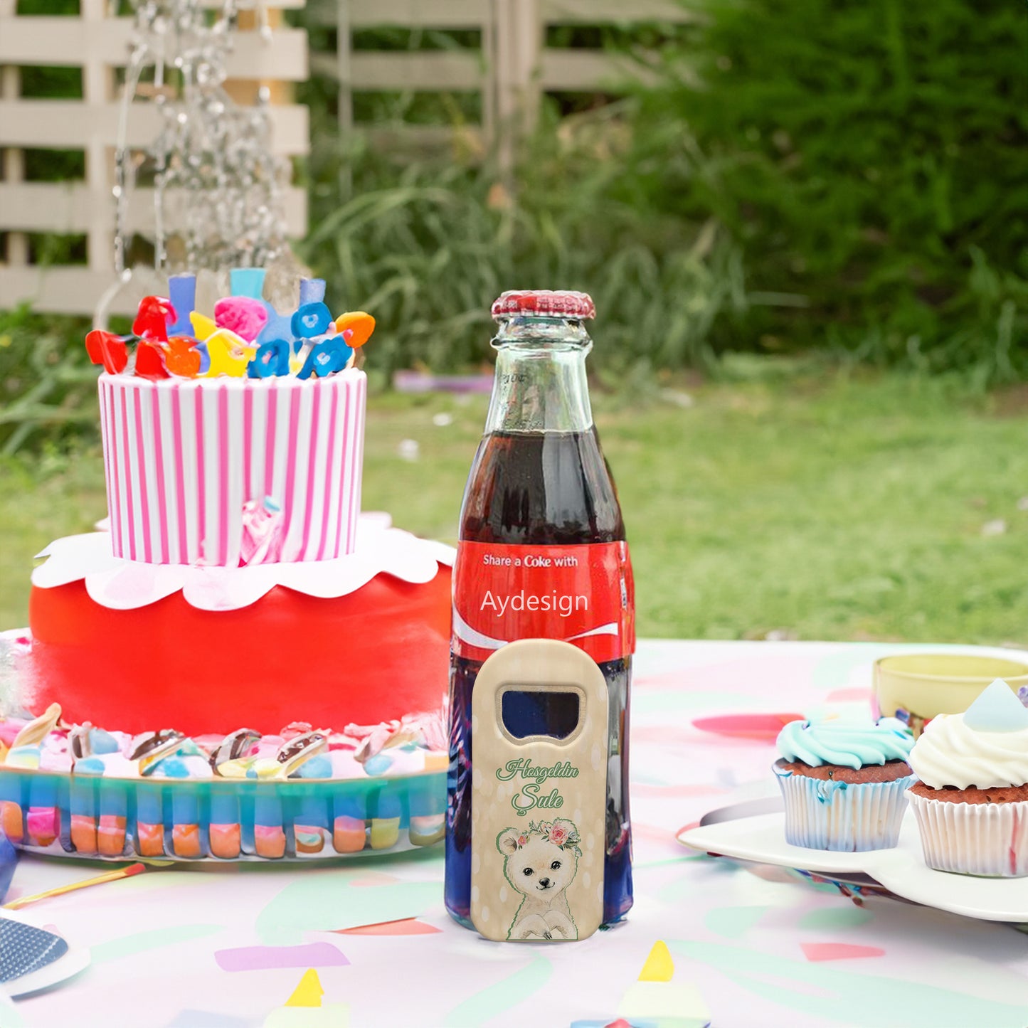 Ayıcık Temalı Plastik Açacak Magnet | Doğumgünü, Babyshower, Diş Buğdayı ve Sünnet Organizasyonlarınızın Unutulmaz Hatırası!