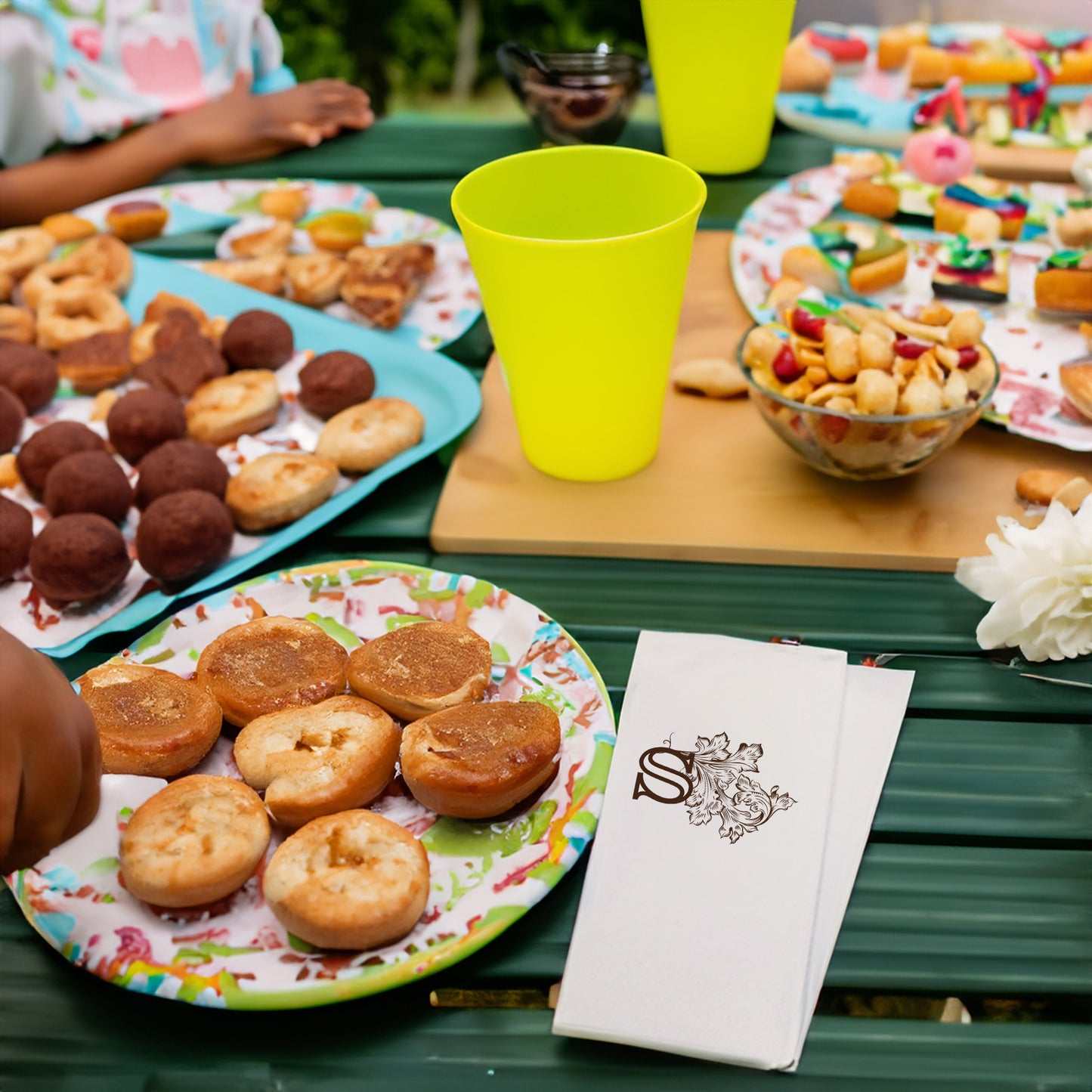 S Harfi Baskılı Peçeteler - AyDesign.com.tr