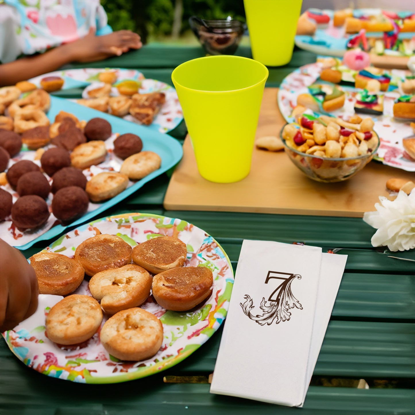 7 Rakamı Baskılı Peçeteler - AyDesign.com.tr