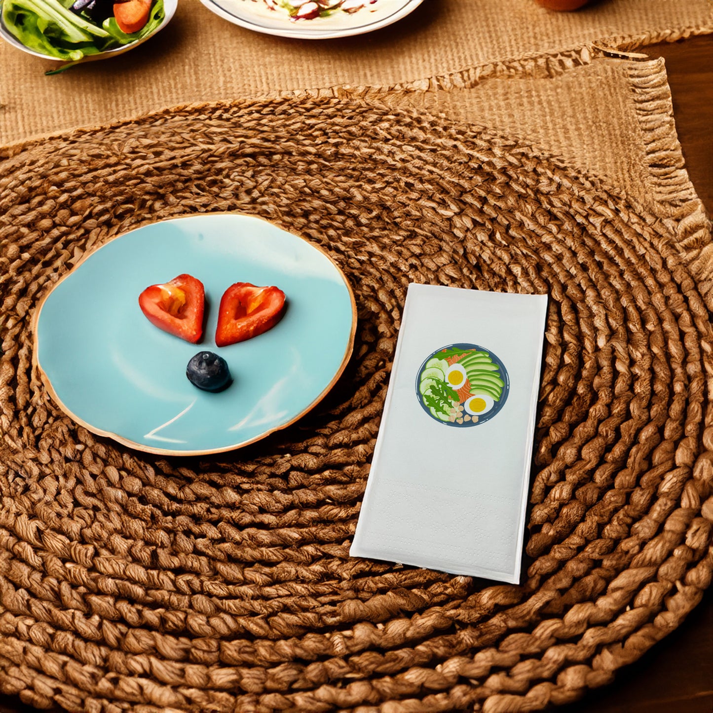 "Diyet-4" Baskılı Peçeteler - AyDesign.com.tr