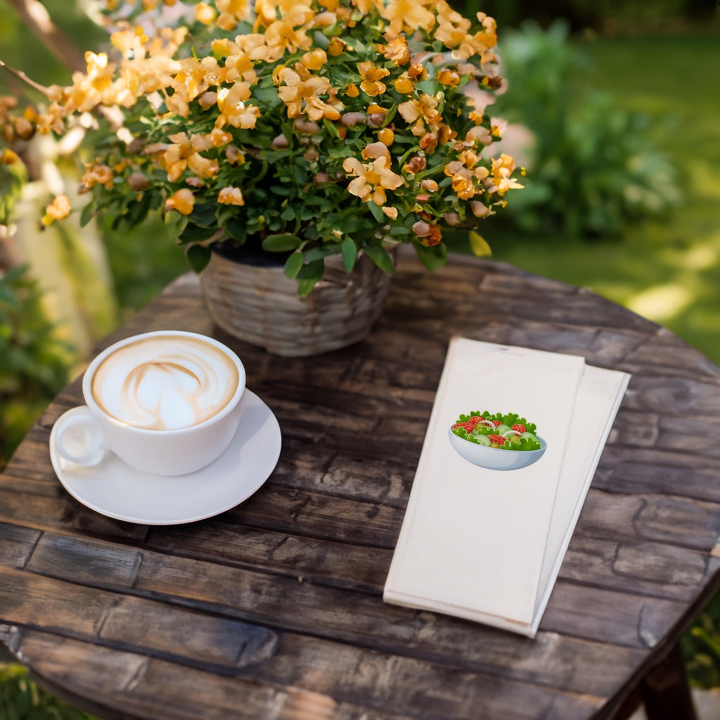 "Salata Tabağı" Baskılı Peçeteler - AyDesign.com.tr