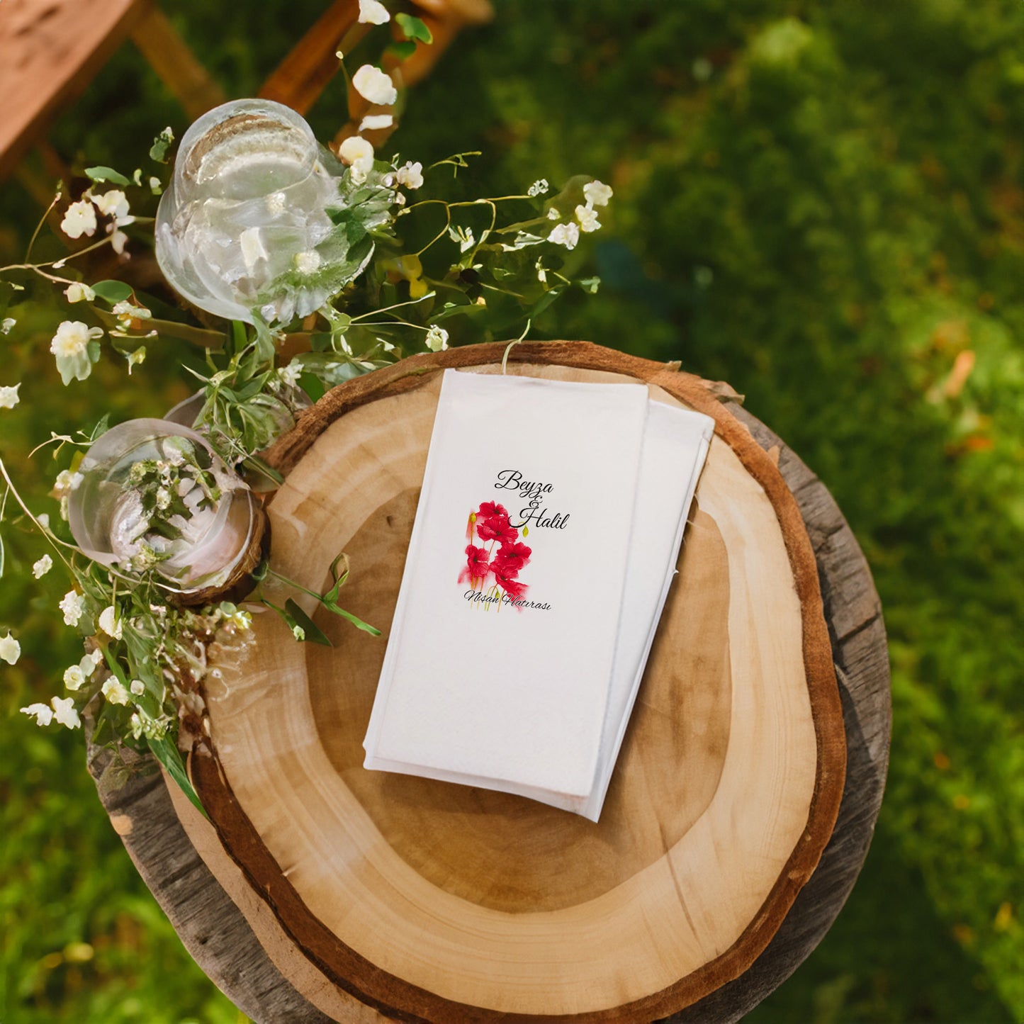 Gelincik Özel Gün Peçetesi