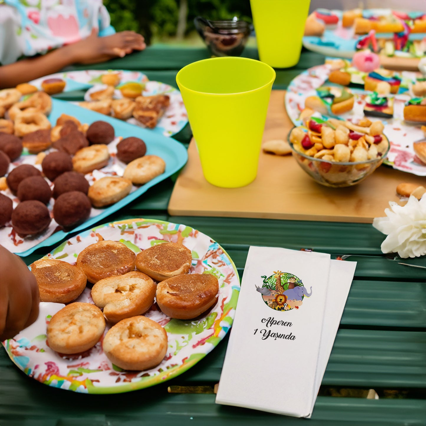 Orman Hayvanları Temalı Baskılı Peçeteler - AyDesign.com.tr