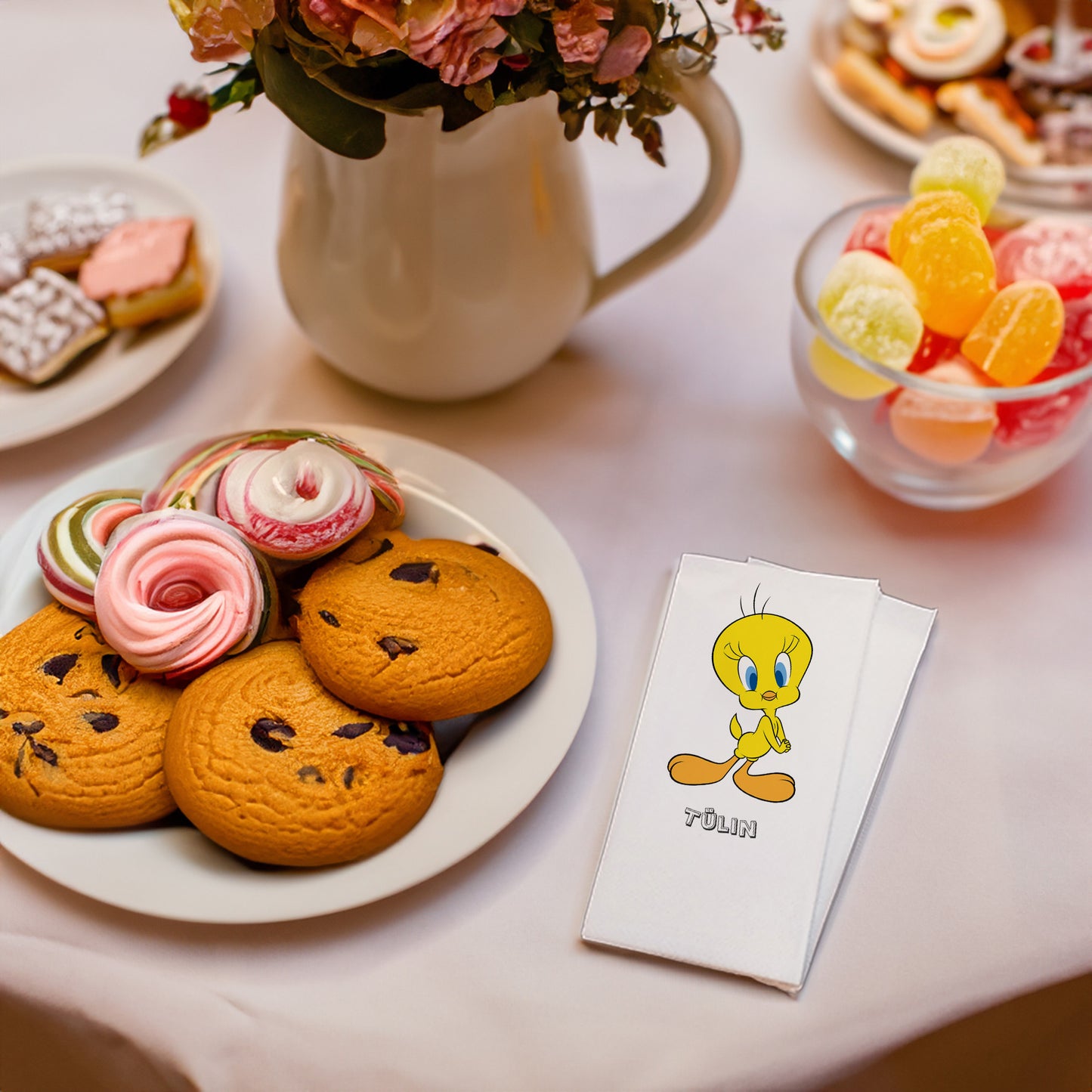 Tweety Baskılı Peçeteler - AyDesign.com