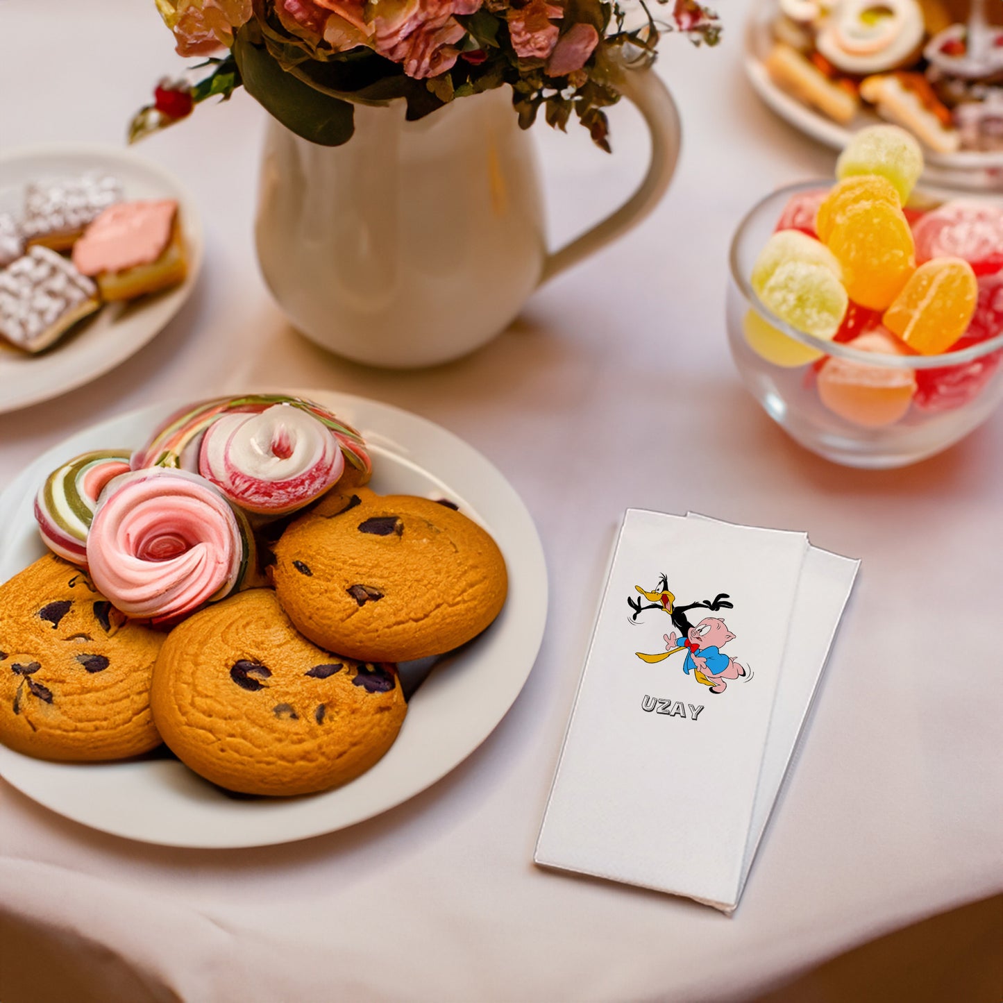 Duffy Duck Baskılı Peçeteler - AyDesign.com