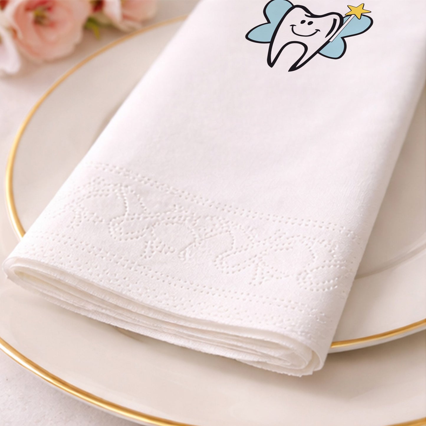 Diş Buğdayı Partisi Özel Tasarım Diş Perisi Temalı Peçete