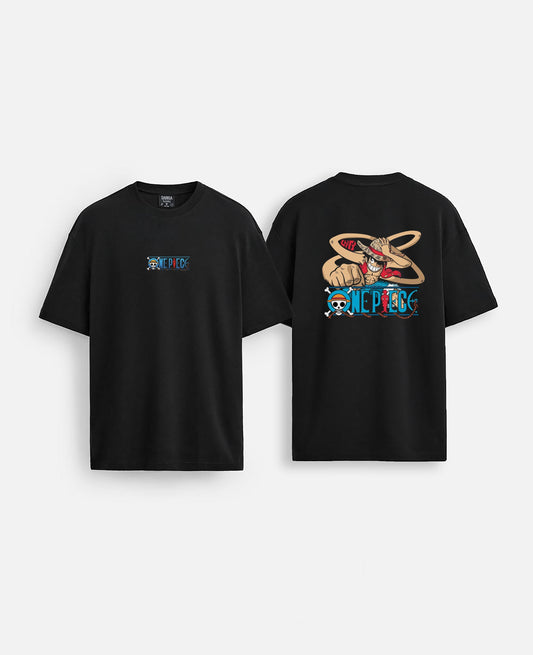 One piece baskılı oversize tişört