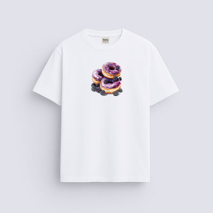 Donut baskılı regular tişört