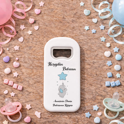 Hoşgeldin Bebek İsimli Magnet Açacak | Minimal Şiirli Hediyelik