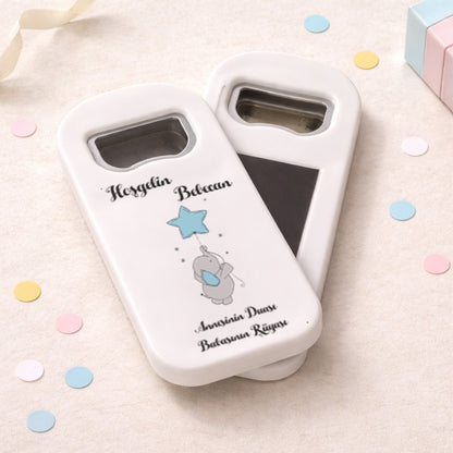 Hoşgeldin Bebek İsimli Magnet Açacak | Minimal Şiirli Hediyelik