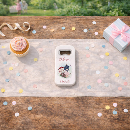 Kişiye Özel Peri Masalı Temalı Bebek Açacak Magnet | Kız Çocuk Doğum Günü Hediyelik