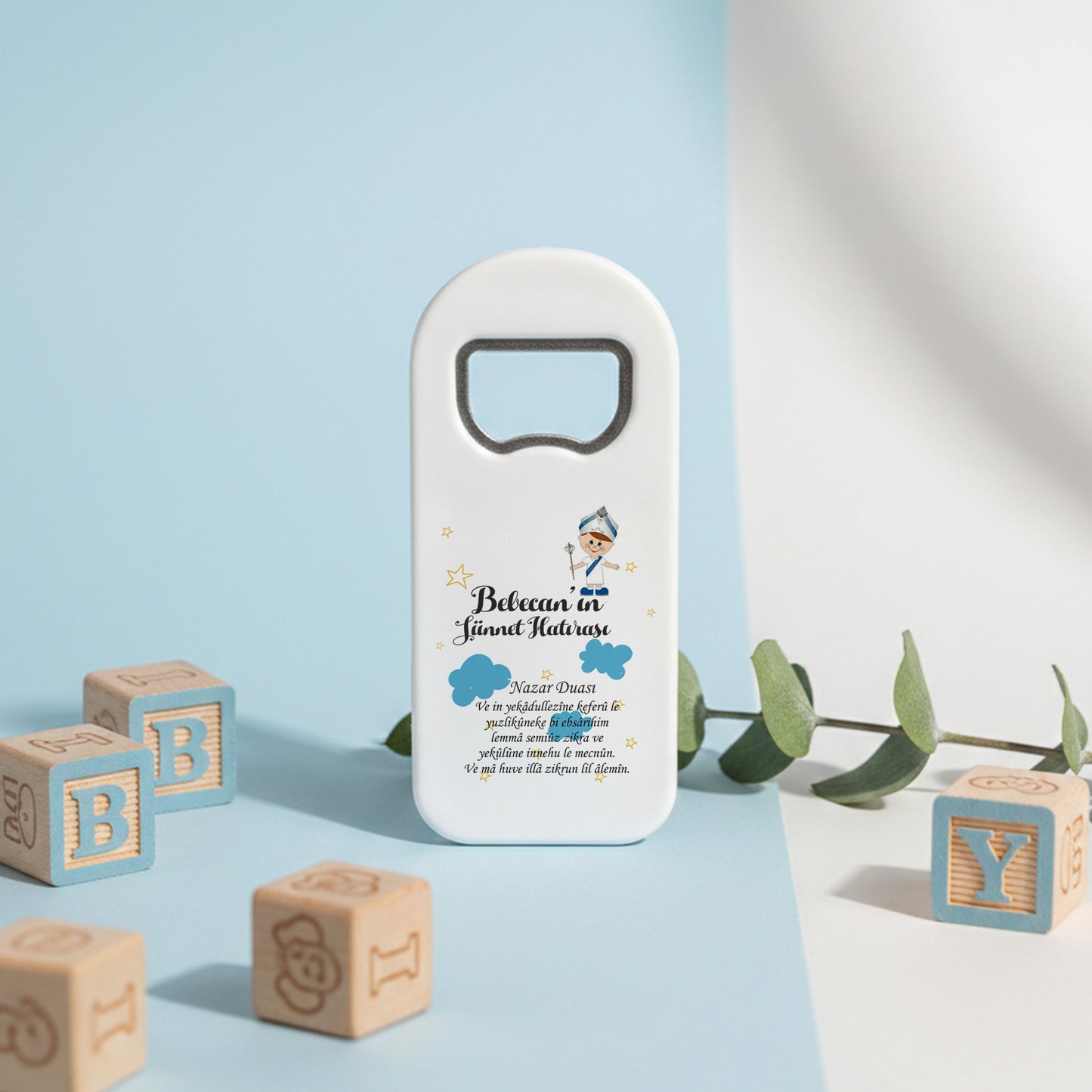 Kişiye Özel Sünnet Açacak Magnet | Sünnet Mevlidi Hediyelik