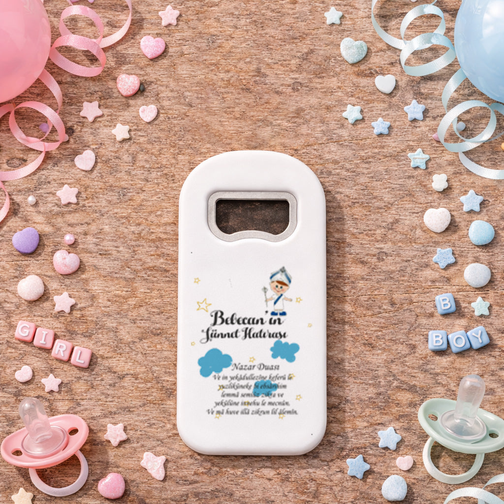 Kişiye Özel Sünnet Açacak Magnet | Sünnet Mevlidi Hediyelik