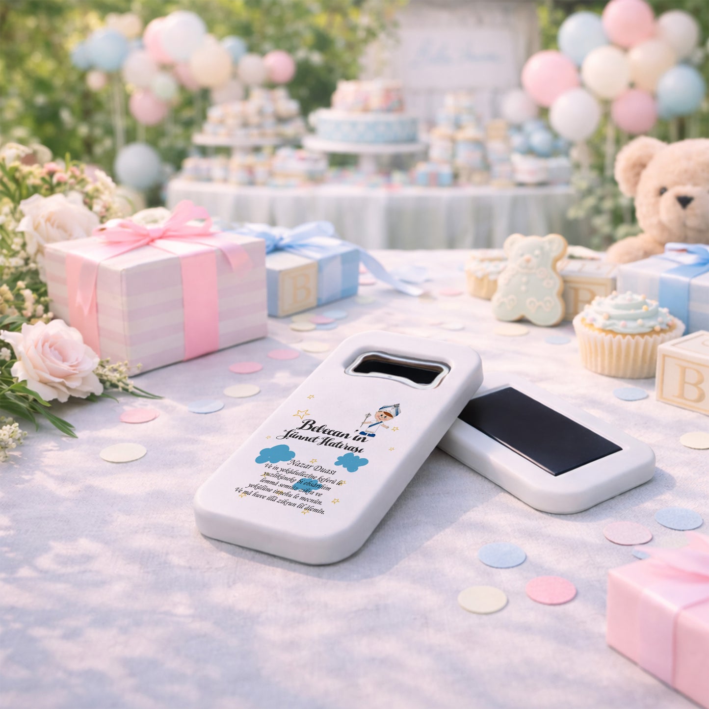 Kişiye Özel Sünnet Açacak Magnet | Sünnet Mevlidi Hediyelik