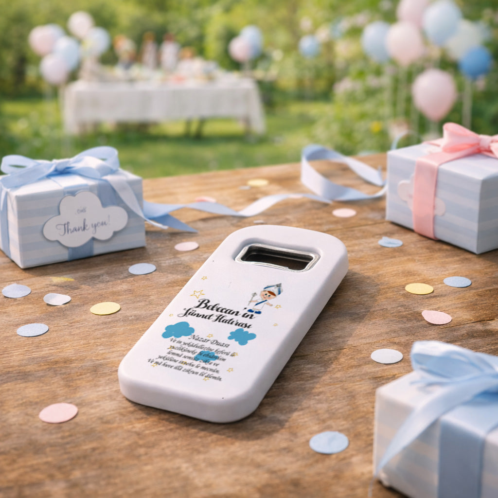 Kişiye Özel Sünnet Açacak Magnet | Sünnet Mevlidi Hediyelik