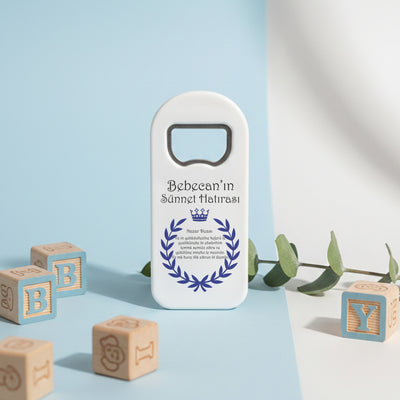 Kişiye Özel Lüks Sünnet Açacak Magnet | Taçlı Sünnet Mevlidi Hediyelik