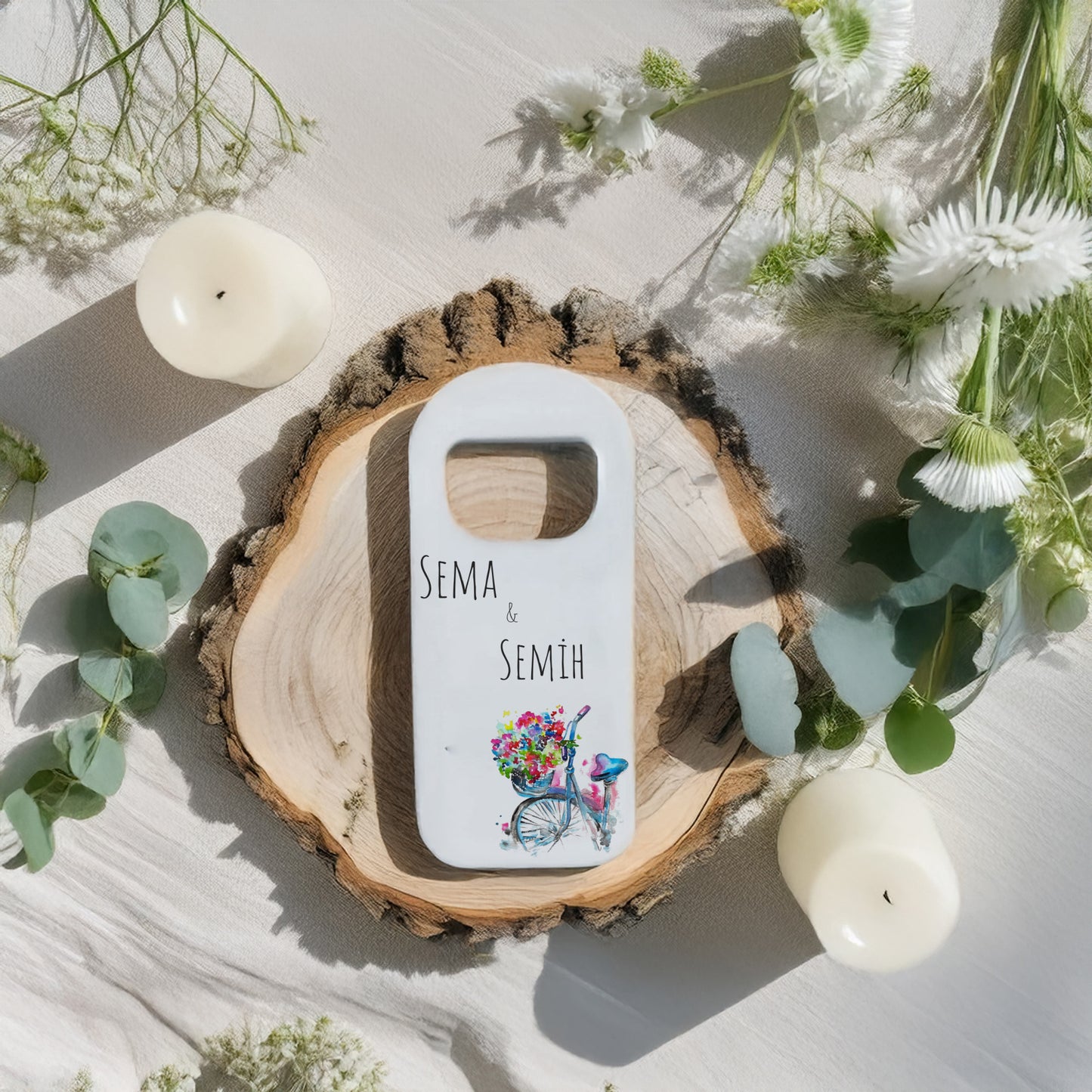 Bisiklet Tasarımlı – Kişiye Özel Plastik Açacak Magnet