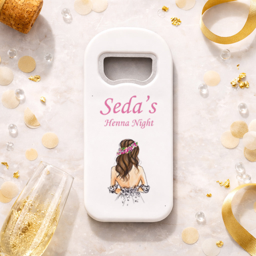 Kına Gecesi Magnet Açacak | Bride Tasarımlı Kişiye Özel Hediyelik