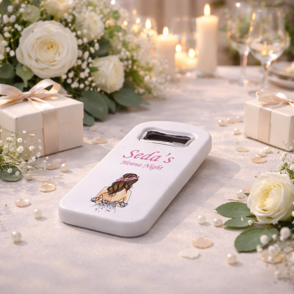 Kına Gecesi Magnet Açacak | Bride Tasarımlı Kişiye Özel Hediyelik