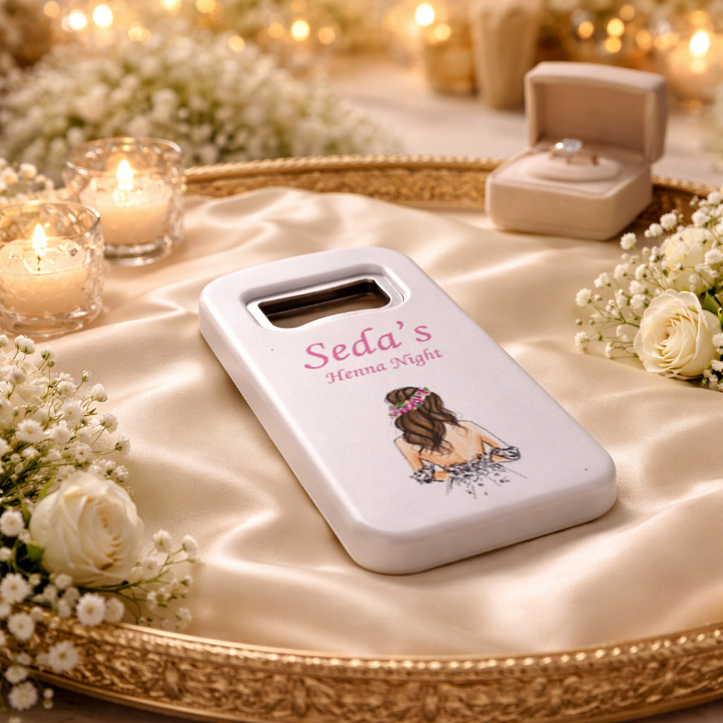 Kına Gecesi Magnet Açacak | Bride Tasarımlı Kişiye Özel Hediyelik