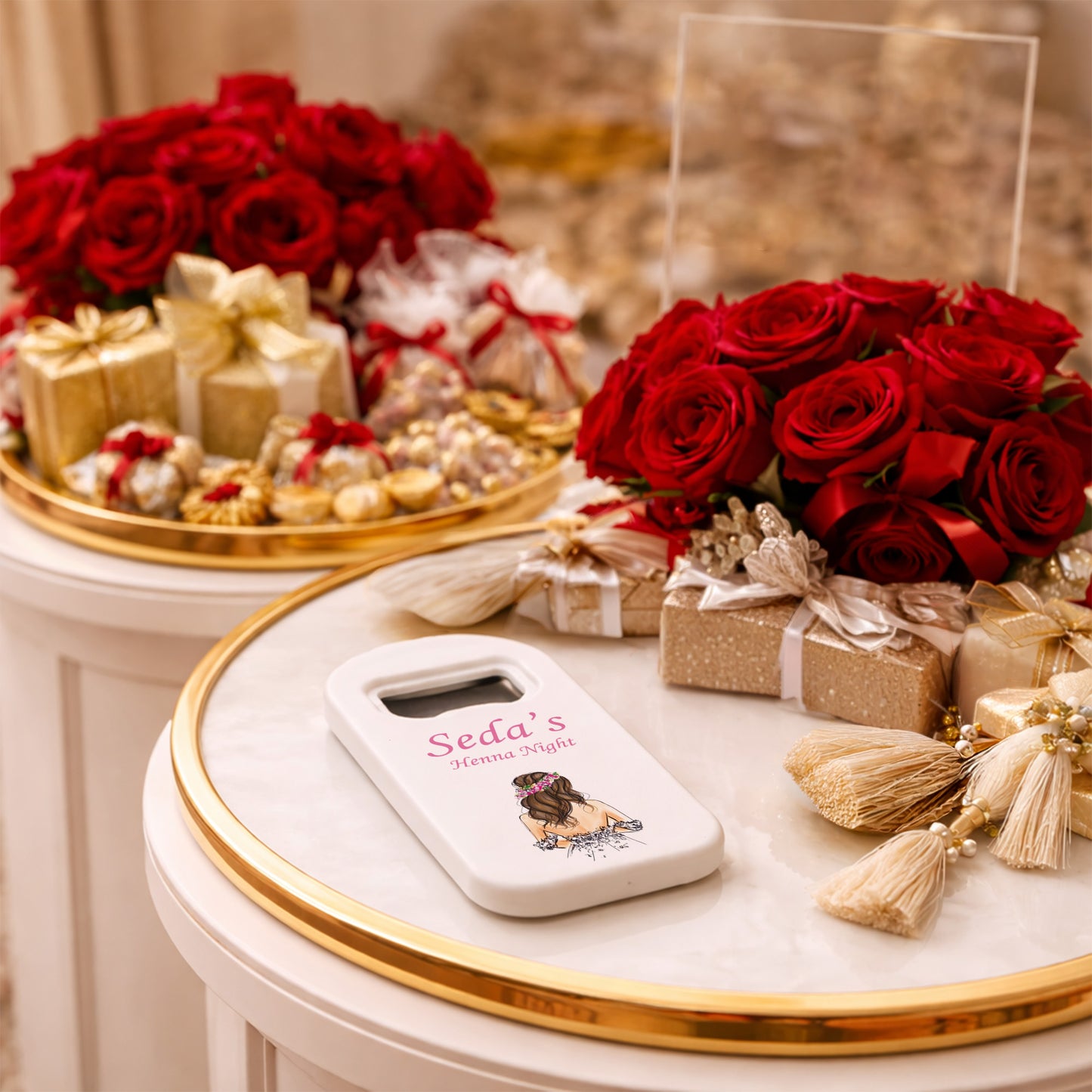 Kına Gecesi Magnet Açacak | Bride Tasarımlı Kişiye Özel Hediyelik