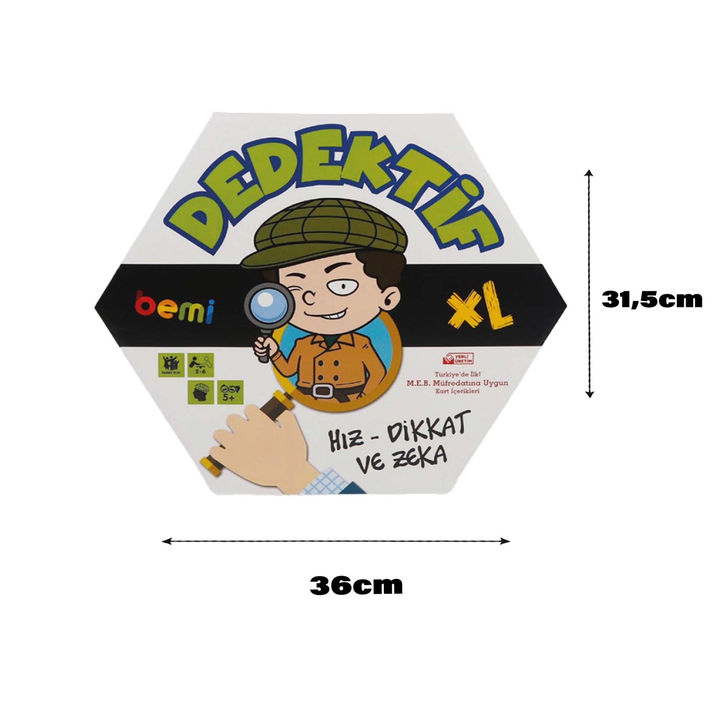 Bemi Dedektif XL | Dikkat ve Gözlem Geliştirici Eğitici Kutu Oyunu