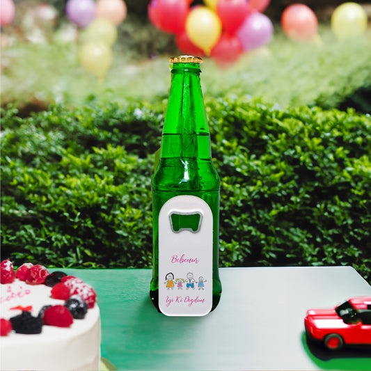 Aile Temalı Plastik Açacak Magnet | Doğumgünü, Babyshower, Diş Buğdayı ve Sünnet Organizasyonlarınızın Unutulmaz Hatırası!
