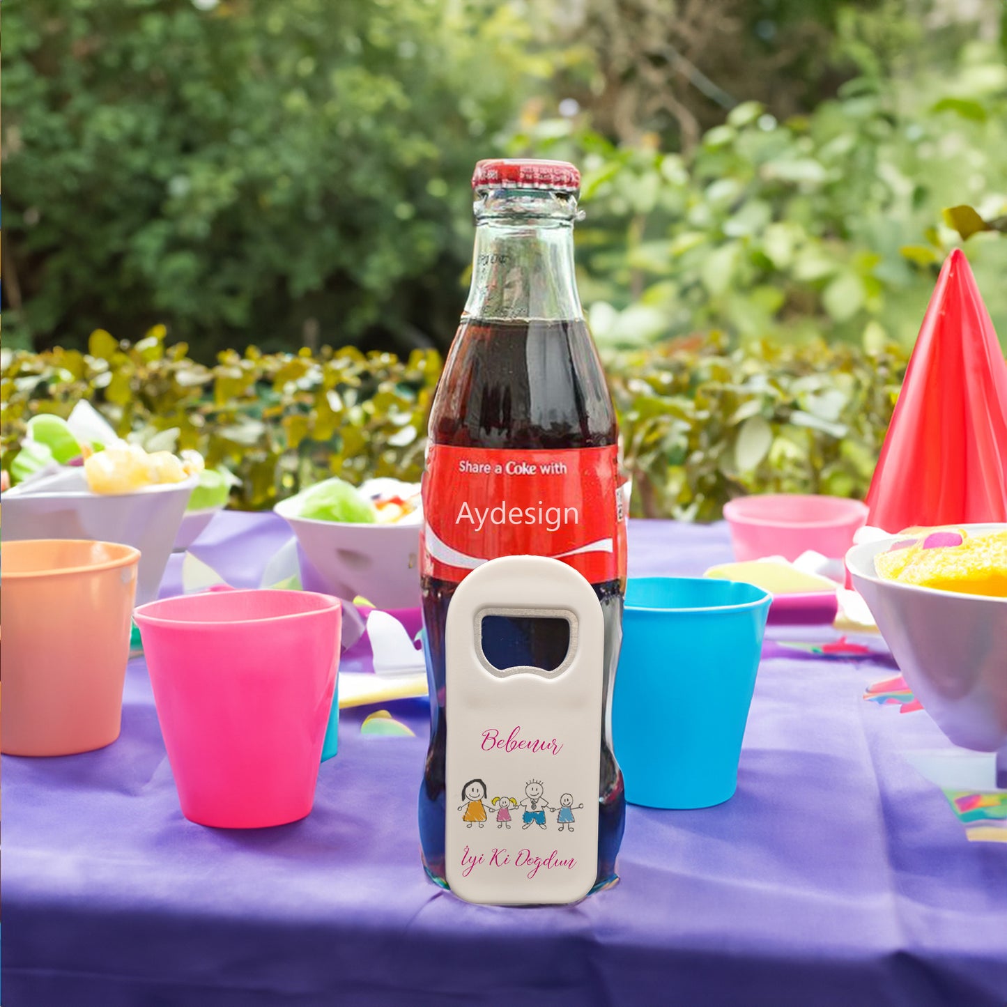 Aile Temalı Plastik Açacak Magnet | Doğumgünü, Babyshower, Diş Buğdayı ve Sünnet Organizasyonlarınızın Unutulmaz Hatırası!