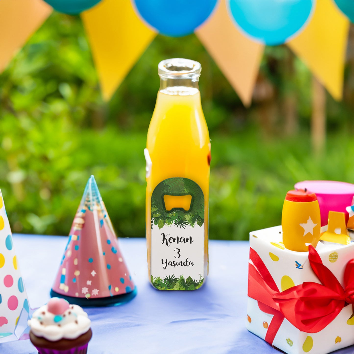 Yeşil Çimen Temalı Plastik Açacak Magnet | Doğumgünü, Babyshower, Diş Buğdayı ve Sünnet Organizasyonlarınızın Unutulmaz Hatırası!