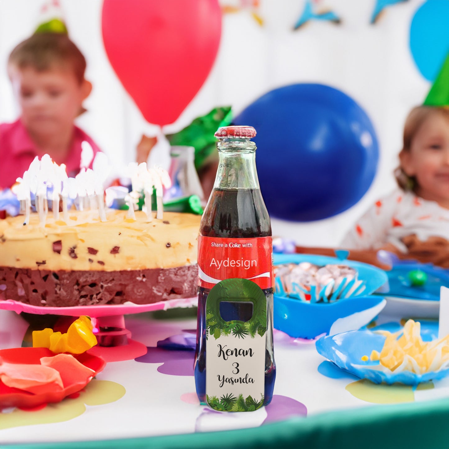 Yeşil Çimen Temalı Plastik Açacak Magnet | Doğumgünü, Babyshower, Diş Buğdayı ve Sünnet Organizasyonlarınızın Unutulmaz Hatırası!