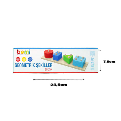 Bemi Geometrik Şekiller - Öğren ve Eşleştir