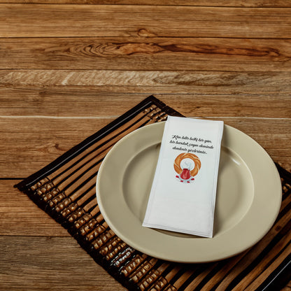 "Kim bilir belki bir gün" Baskılı Peçeteler - AyDesign.com.tr