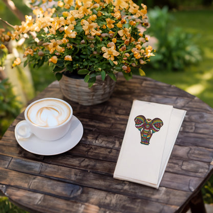 Fil Mandala Baskılı Peçete – Doğanın Gücüyle Zarif Tasarım | Kidzia