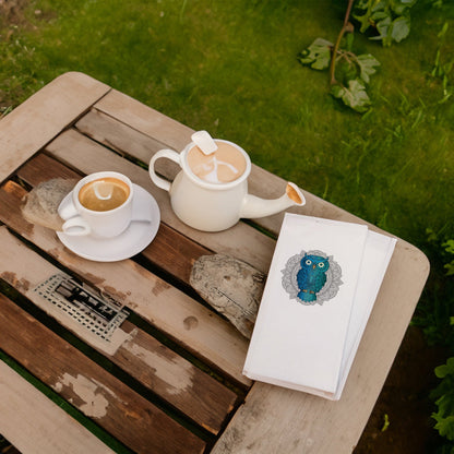 Baykuş Mandala Baskılı Peçete – Bilgelik ve Zarafet Sofralarda | Kidzia