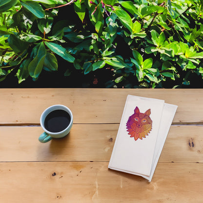 "Kızıl Kurt" Baskılı Peçeteler - AyDesign.com.tr