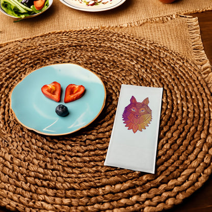 "Kızıl Kurt" Baskılı Peçeteler - AyDesign.com.tr