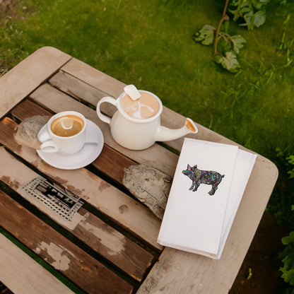 Domuz Mandala Baskılı Peçete – Neşeli ve Renkli Sofralar İçin | Kidzia