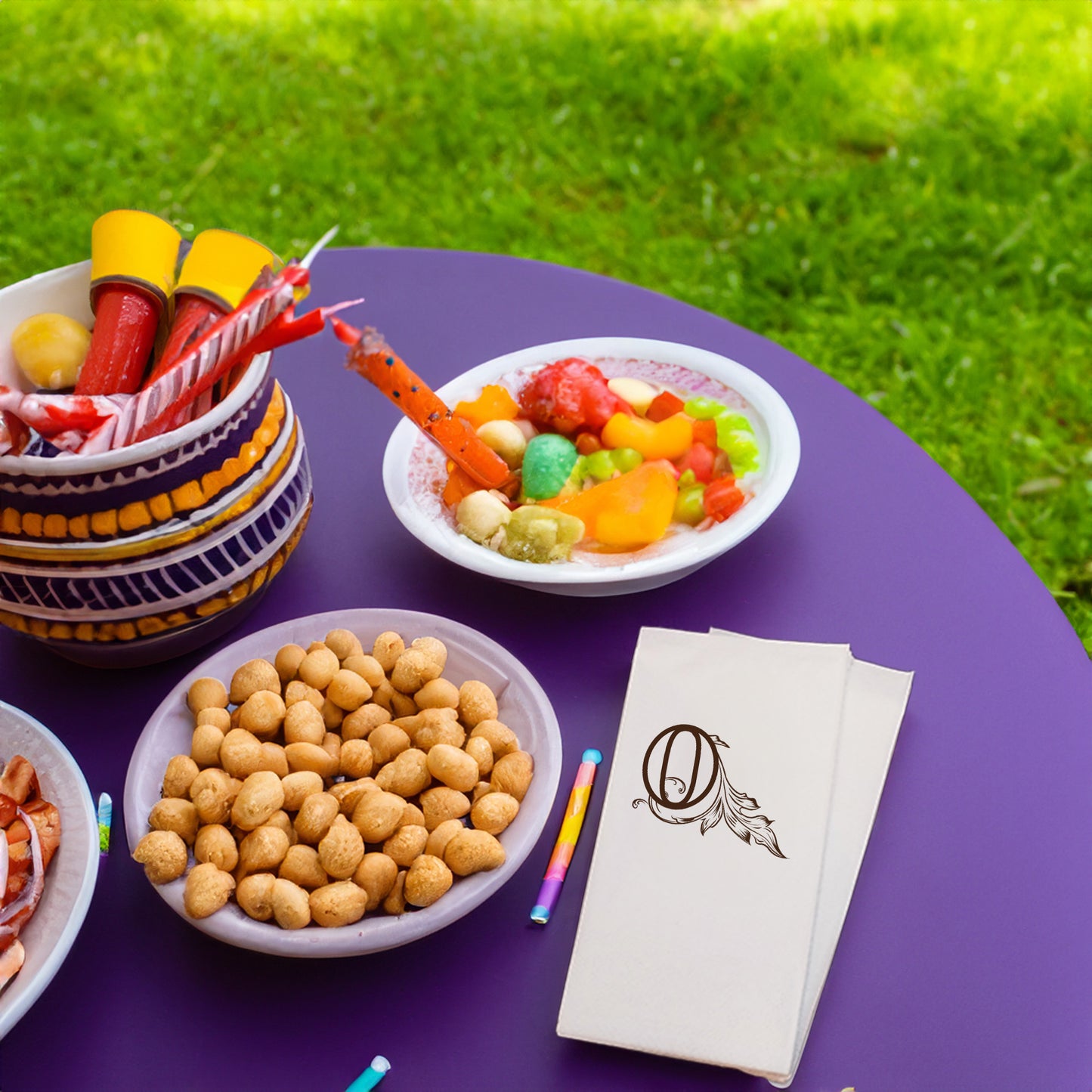 0 Rakamı  Baskılı Peçeteler - AyDesign.com.tr