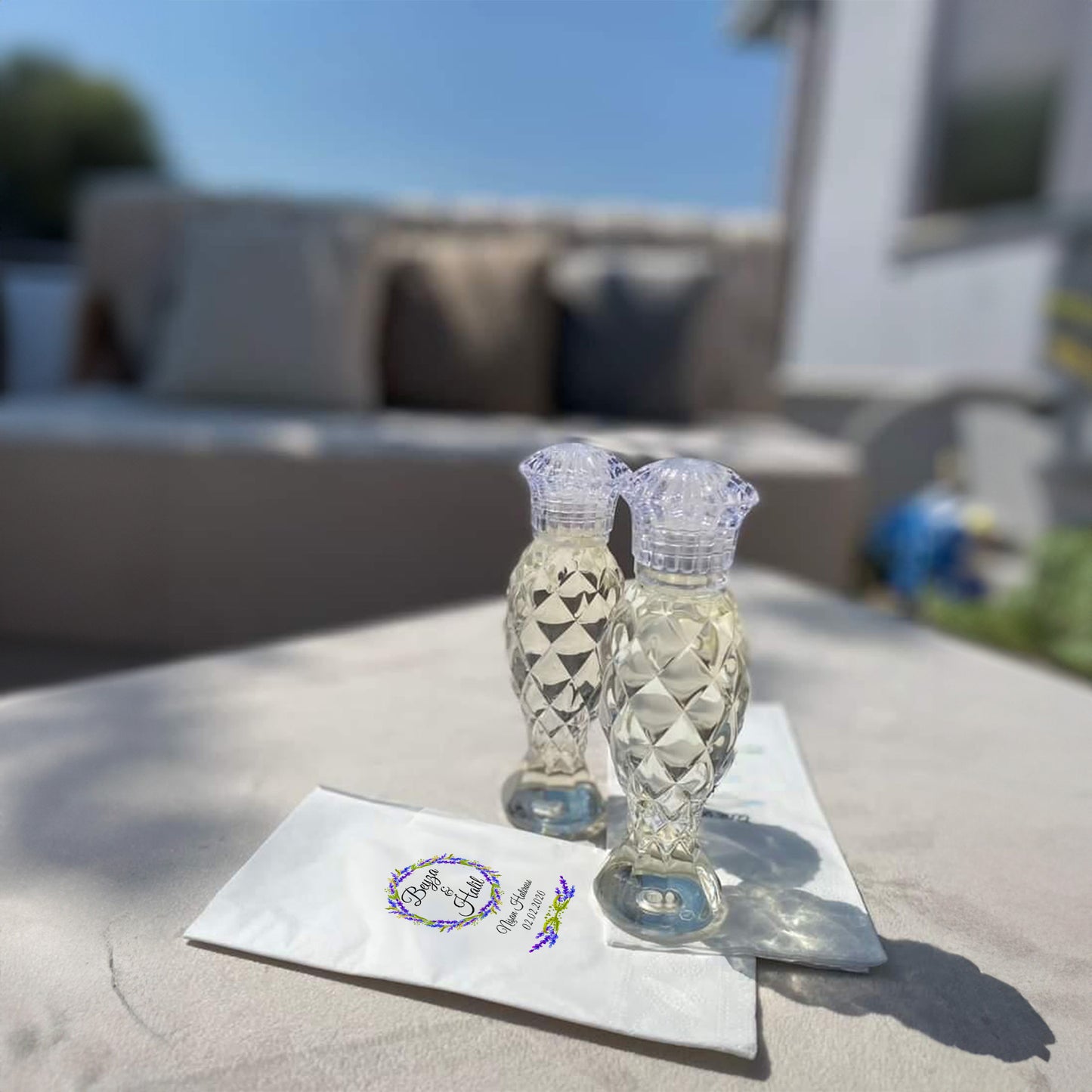 Lavanta Çerçeveli Özel Gün Peçetesi