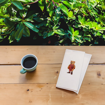 Basketbolcu Ayıcık Baskılı Kağıt Peçete 33x33 cm Çift Katlı, Solventsiz, İpeksi Dokulu – Kidzia