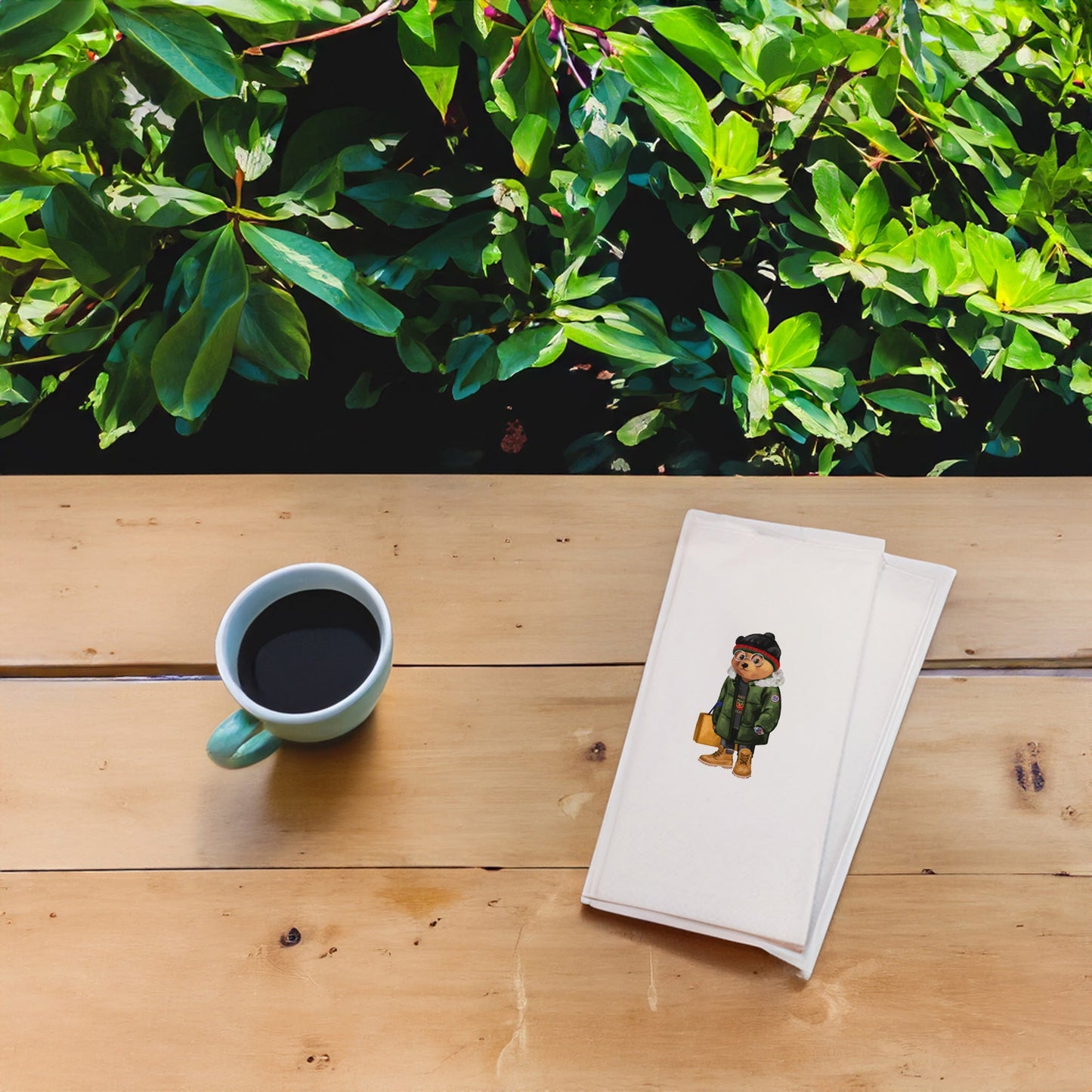 Montlu Ayıcık Baskılı Kağıt Peçete 33x33 cm Solventsiz, Çift Katlı, İpeksi Dokulu – Kidzia