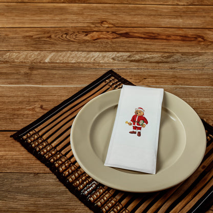 Yılbaşı Ayıcık Baskılı Kağıt Peçete 33x33 cm Solventsiz, Çift Katlı, İpeksi Dokulu – Kidzia