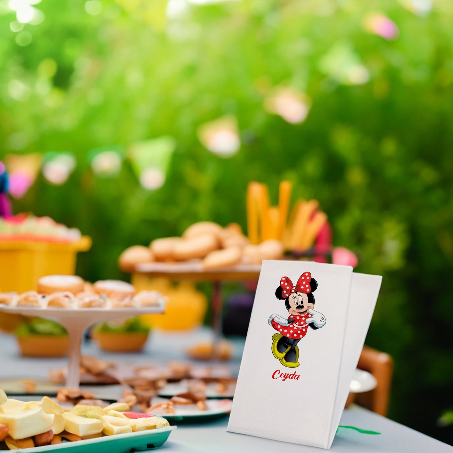Minnie Mouse Temalı Baskılı Peçeteler - AyDesign.com.tr