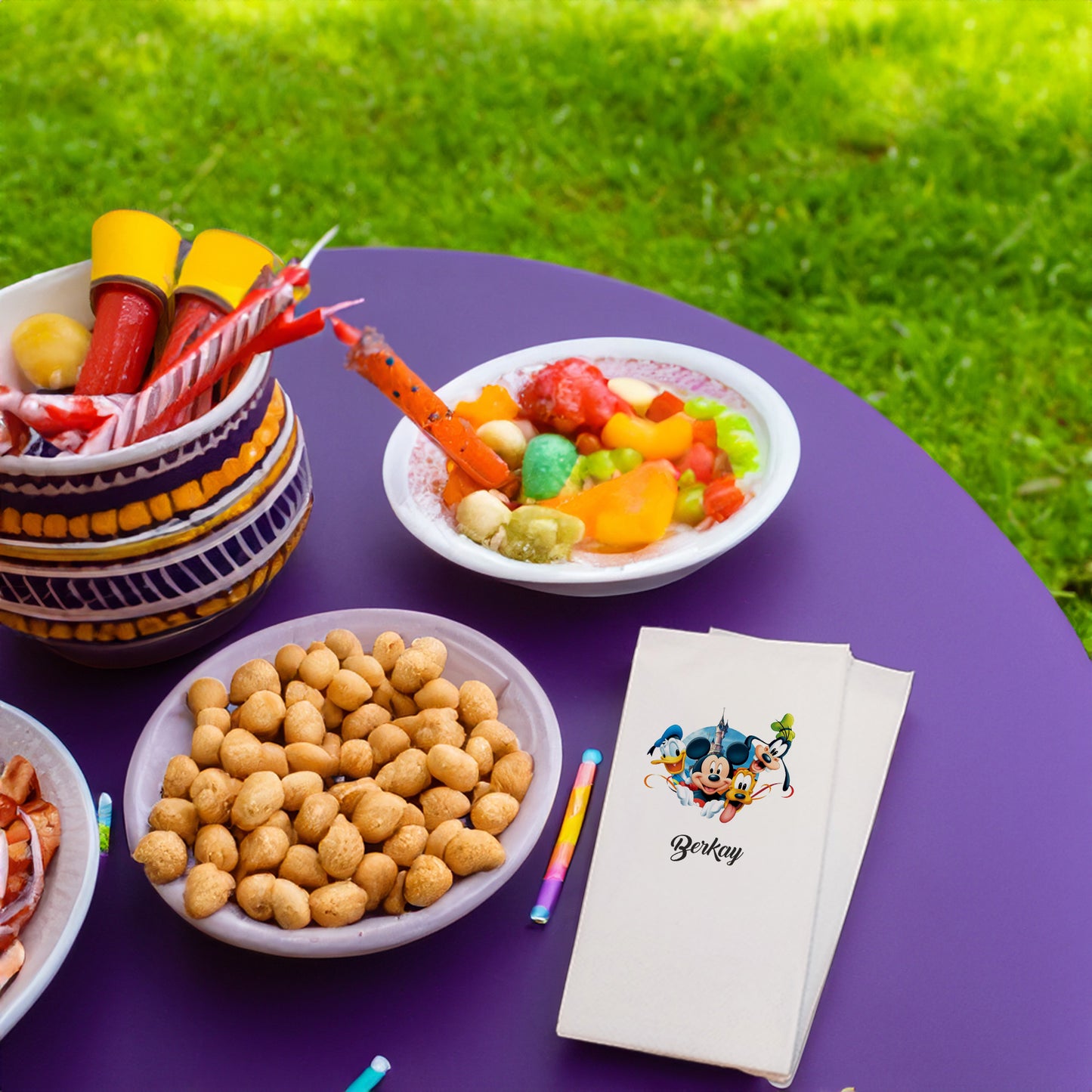 Mickey Mouse Arkadaşları Baskılı Peçeteler - AyDesign.com.tr