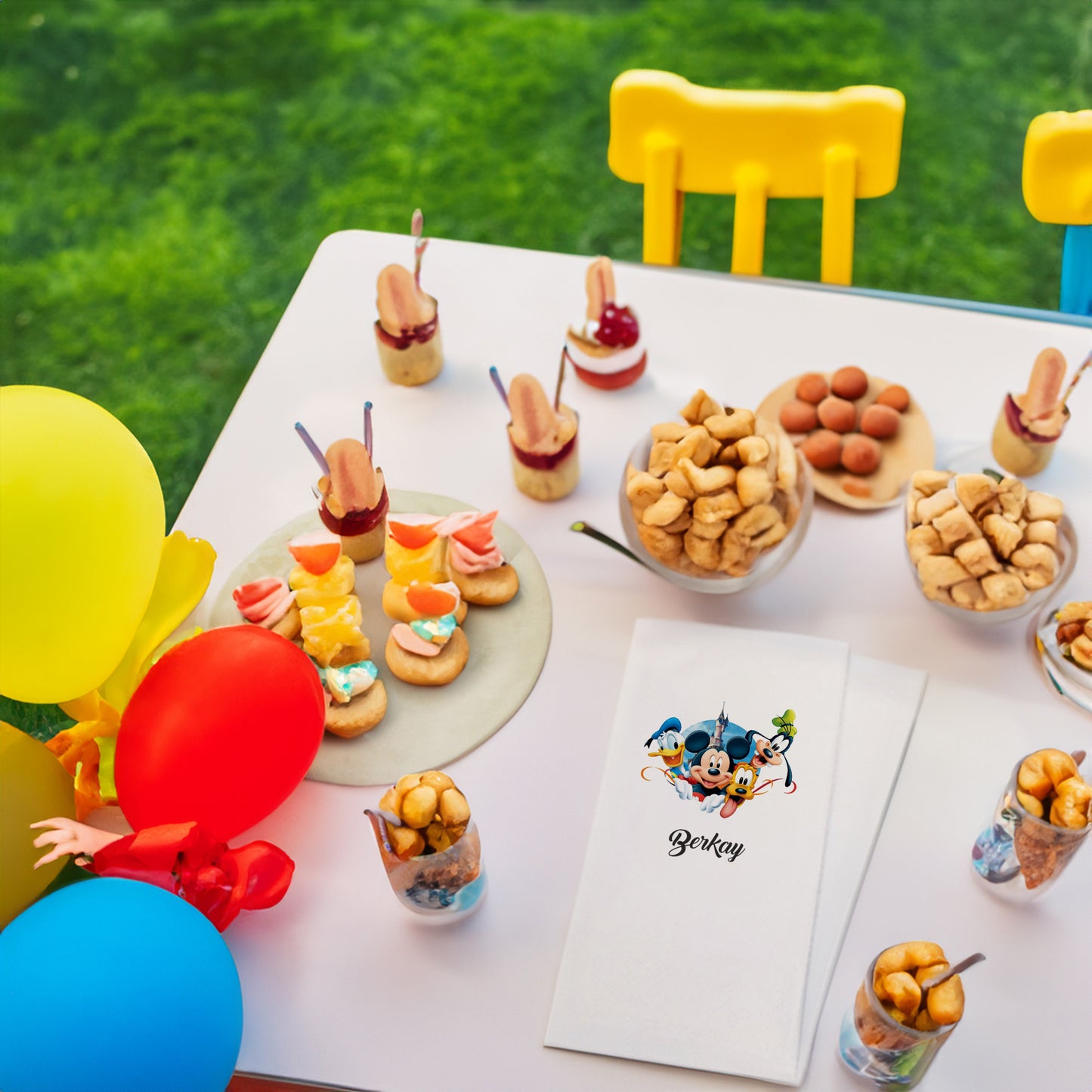 Mickey Mouse Arkadaşları Baskılı Peçeteler - AyDesign.com.tr